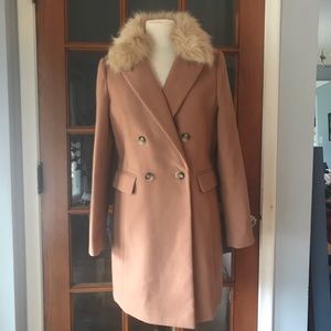 Topshop naomi faux fur coat Clearance